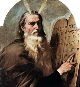 Ein altes Gemälde zeigt einen Mann mit einem langen Bart