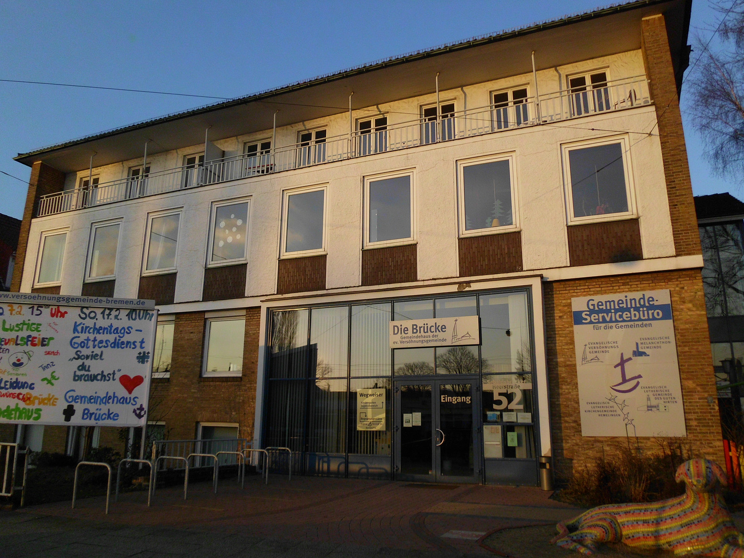 Foto des alten Gemeindehauses