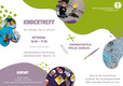 Plakat Kindertreff, Mittwochs 16:30-17:30 in der Brücke