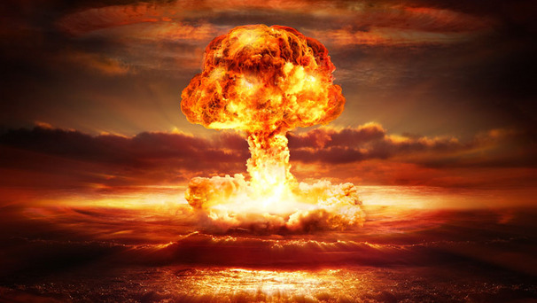 Das Foto zeigt eine Atompilzwolke