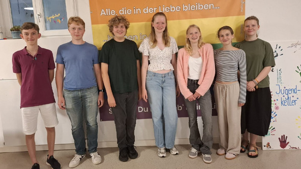 Das Bild zeigt den neuen Jugendvorstand von ULF und St. Ansgarii