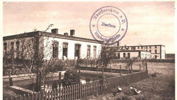 Historisches Foto Adolfinenheim, Borkum