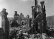 Das Foto zeigt die in einem Augenblick zerstörte Kathedrale Urakami in Nagasaki, die einst größte christliche Kirche Ostasiens