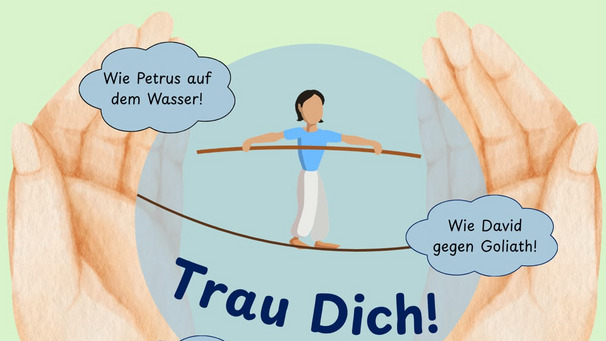 Das Bild zeigt das Plakat zur Kinderbibelwoche im März 2027.