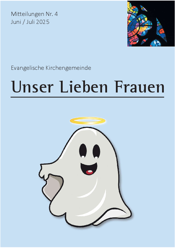 Gemeindeblatt Nr. 4 / 2025 Das Bild zeigt den Titel des aktuellen Gemeindeblatts