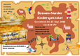Einladung zum Kinderspektakel in Bremen-Nord am 27. September 2025, von 15 bis 18 Uhr. Aktivitäten rund um das Gemeindezentrum, Wigmodistraße 33, Bremen-Blumenthal. Anmeldung bis zum 24. September 2025 erforderlich. Thema: Schatzsuche.