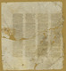 Das Foto zeigt eine Seite der alten Bibel-Handschrift "Codex Sinaiticus"