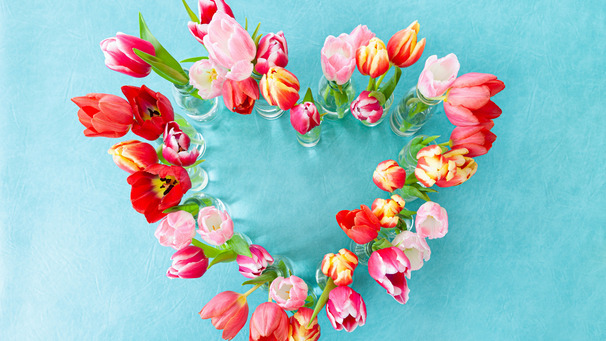Ein Herz aus Blumen