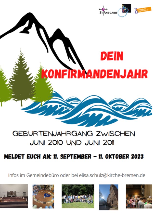 Anmeldung zum nächsten Konfusjahr