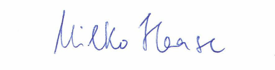Unterschrift von Milko Haase